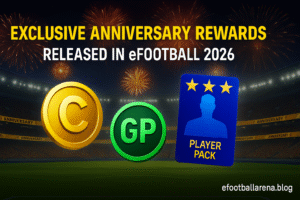 Read more about the article Exclusive Anniversary Rewards Released in eFootball 2026