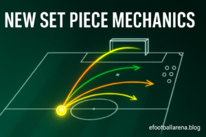 Read more about the article New Set Piece Mechanics in eFootball – Full Guide