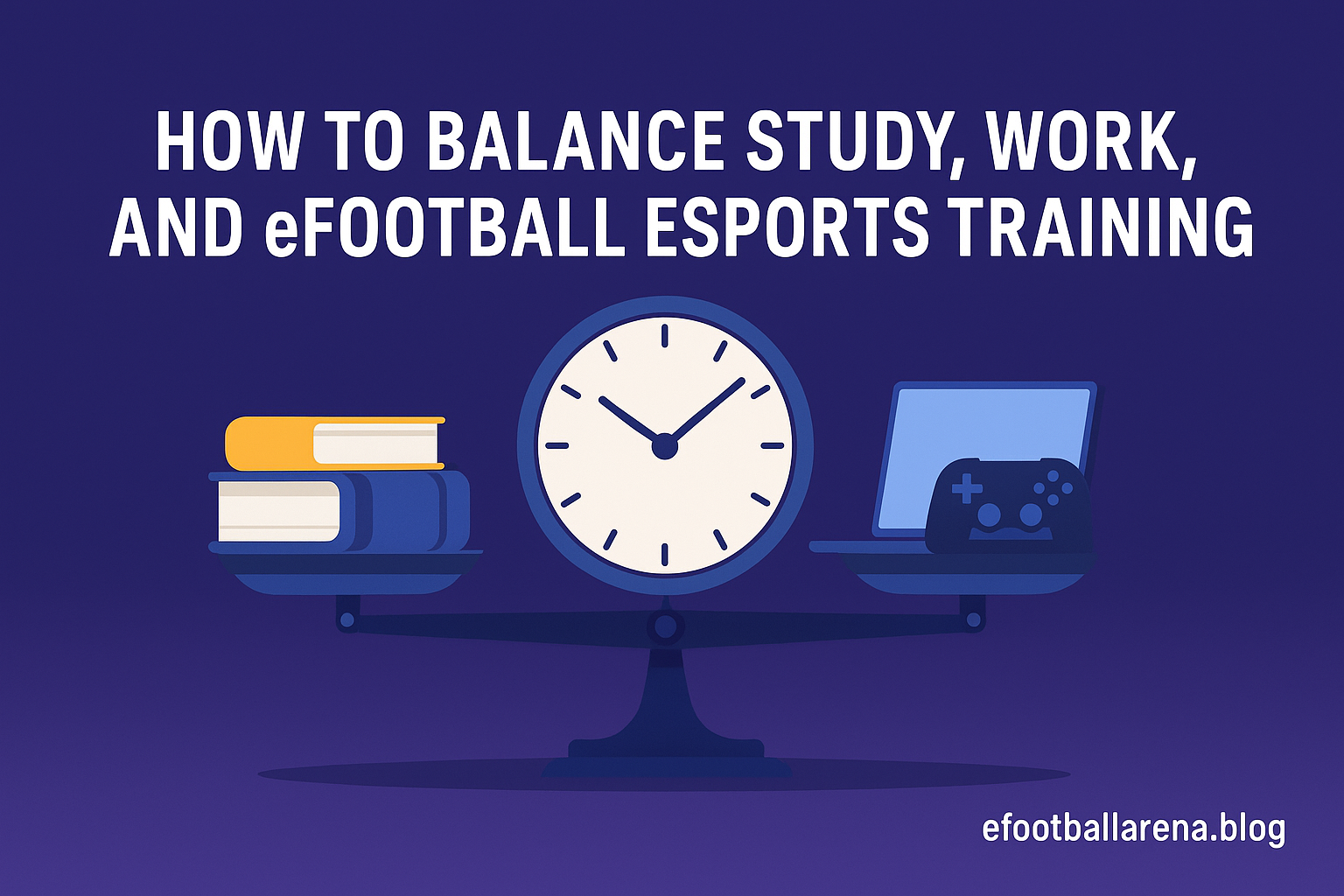Read more about the article How to Balance Study, Work, and eFootball Esports Training