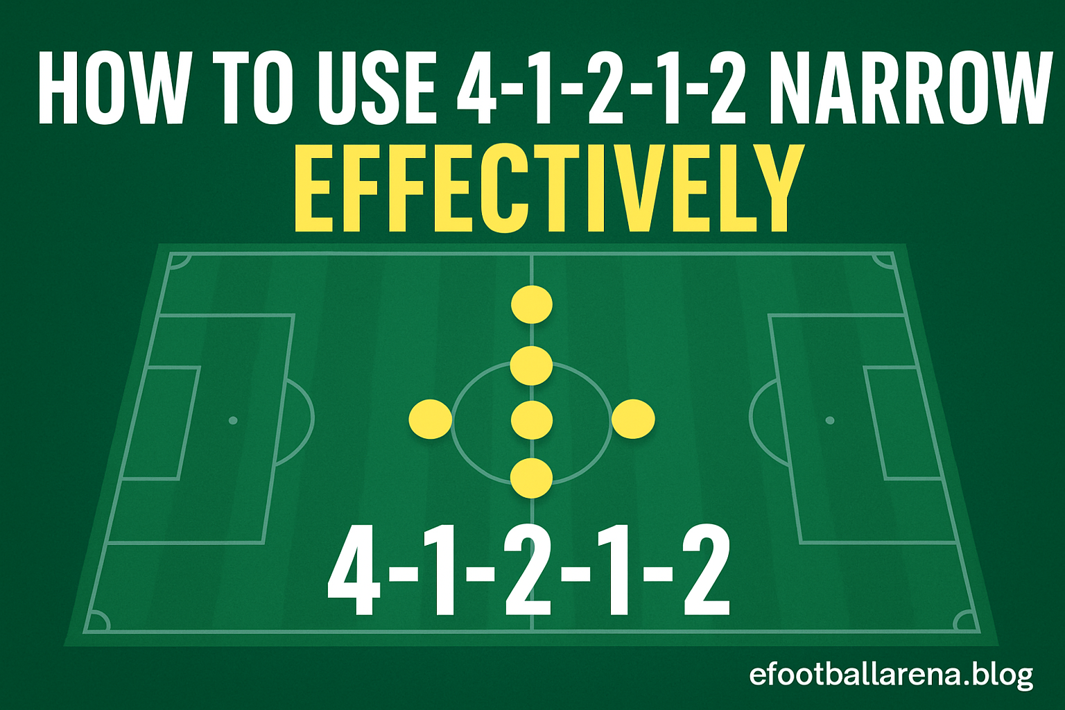 You are currently viewing How to Use 4-1-2-1-2 Narrow Effectively in eFootball