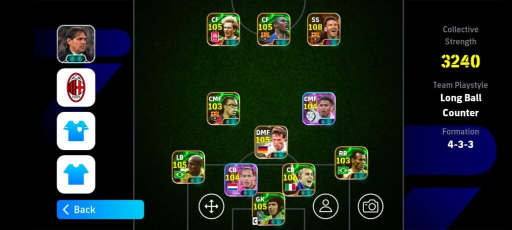4-2-3-1 formation efootball