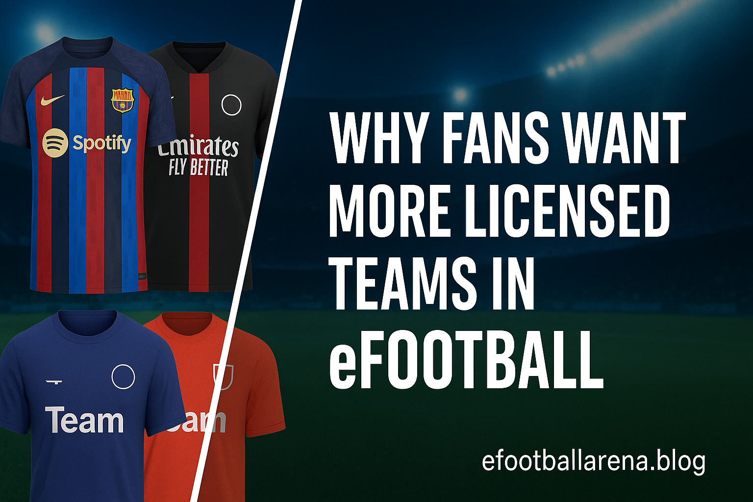 Read more about the article Why Fans Want More Licensed Teams in eFootball