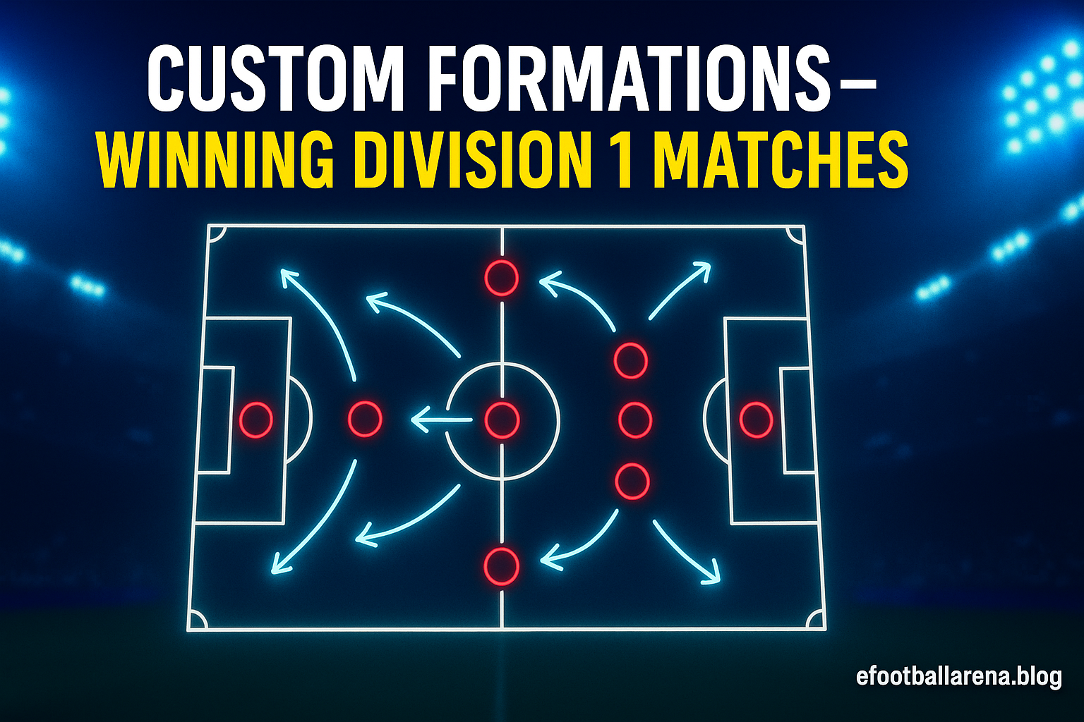 Read more about the article Why Custom Formations Work Better in Division 1 Matches in eFootball