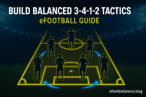 Read more about the article How to Build Balanced 3-4-1-2 Tactics in eFootball
