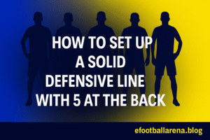 Read more about the article How to Set Up a Solid Defensive Line With 5 at the Back in eFootball