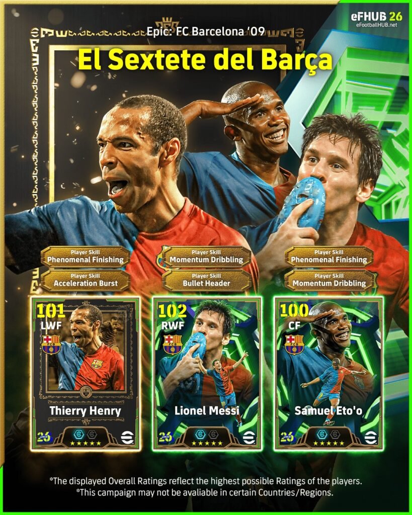 [CONCEPT ART] Epic: FC Barcelona ’09 – Messi, Eto’o & Henry