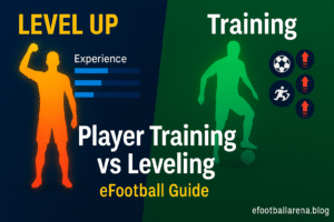Read more about the article Player Training vs Leveling â Which is Better in eFootball?