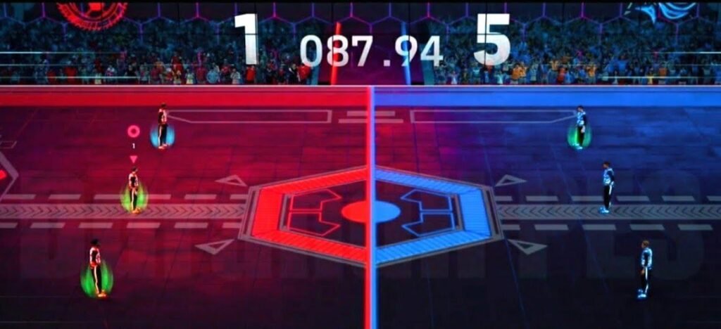 Strike Arena early gameplay in eFootball