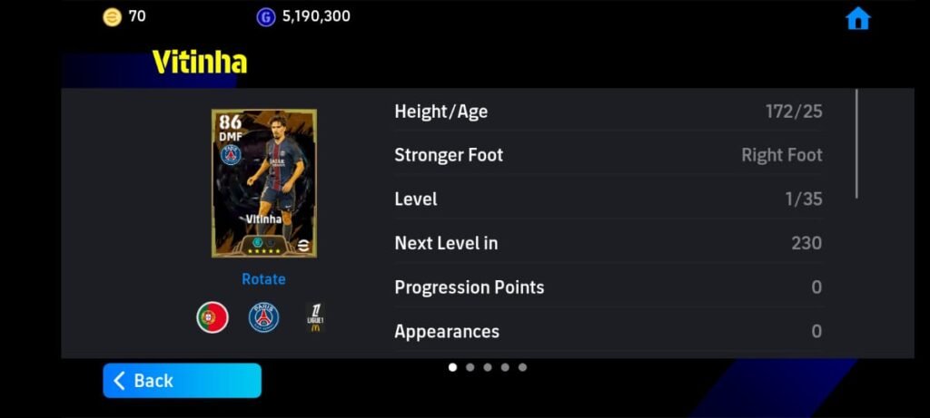 Vitinha epic card