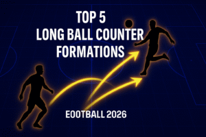 Read more about the article Top 5 Best Formations for the Long Ball Counter Playstyle in eFootball 2026