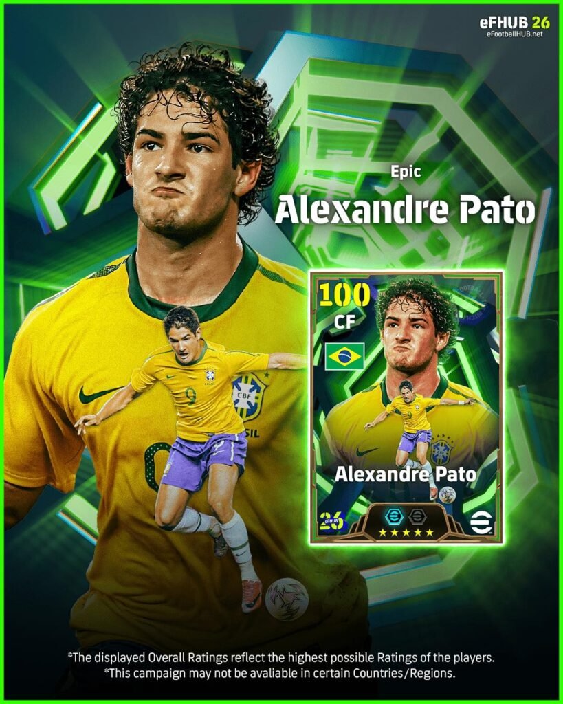Epic: Alexandre Pato in eFootball 2026 review